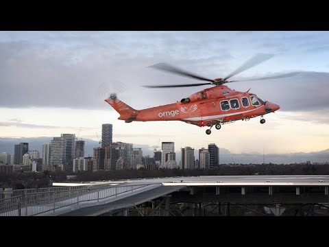 Sunnybrook's new rooftop helipad: first landing and a trauma simulation