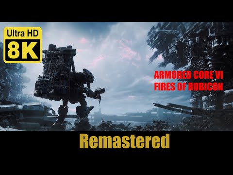 ARMORED CORE VI FIRES OF RUBICON – Reveal Trailer 8K (Remastered with Neural Network AI)