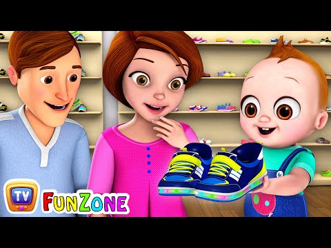 Baby Shoes Song - ChuChu TV Funzone Nursery Rhymes & Toddler Videos