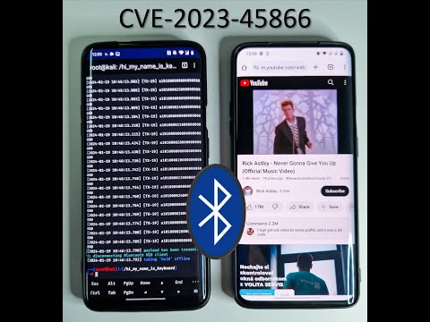 Find and rickroll Android smartphone by exploiting Bluetooth vulnerability | CVE-2023-45866