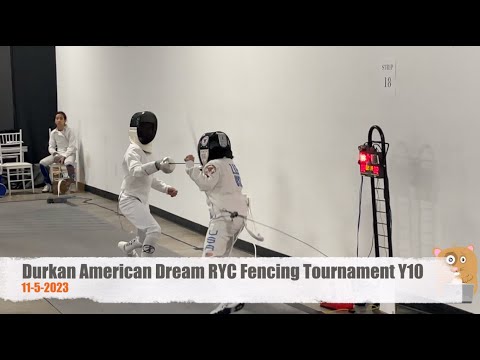 Durkan American Dream RYC Fencing Tournament Men Epee Y12