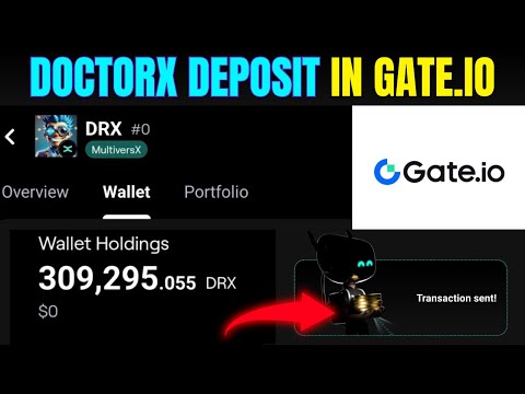 TOMMOROW Is LISTING 🔥 | Deposit Your DOCTORX Tokens To Gate.IO Exchange Easily