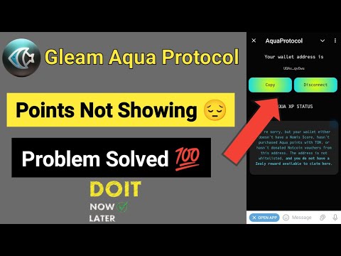 Aqua protocol points not showing || Aqua protocol new update || Aqua protocol not eligible