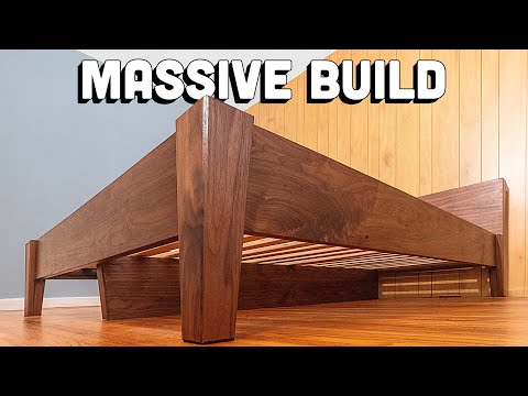 Building My Dream Walnut Bed from Scratch