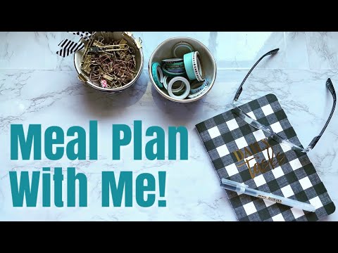 MEAL PLAN WITH ME - GROCERY SHOPPING & INVENTORY ON A BUDGET | June 8-14, 2020