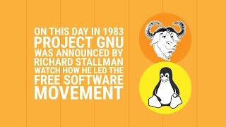 GNU project- the free software movement turns 33