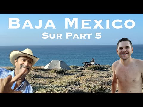 This Remote Campsite was Crazy BEAUTIFUL!! Motorcycle Mexico (Baja California Sur Prt 5) (Ep 7)