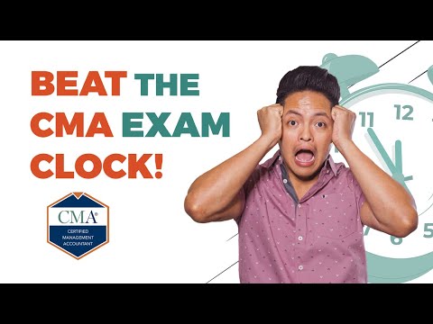 CMA Exam Time - Don't Run Out!