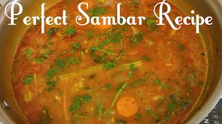 సాంబార్ ని ఇలా చేయండి చాల బాగుంటుంది|Perfect Sambar South Indian style| How to make Sambar in telugu