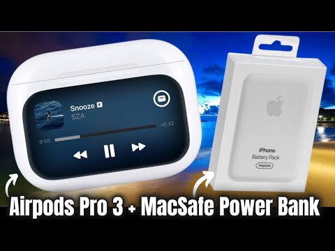 Display Airpods | Airpods Pro 3 And MacSafe Power Bank Combo Pack