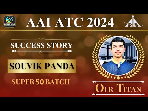 Success talks with Souvik Panda (Super 50 Batch)  #aaijeatc #aaiatc #aaicw #careerwave