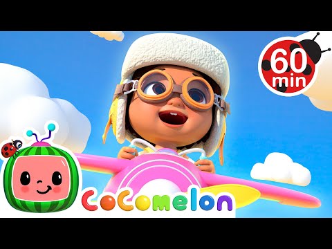 Fly High! Airplane Song 🛩️| CoComelon Kids Songs & Nursery Rhymes