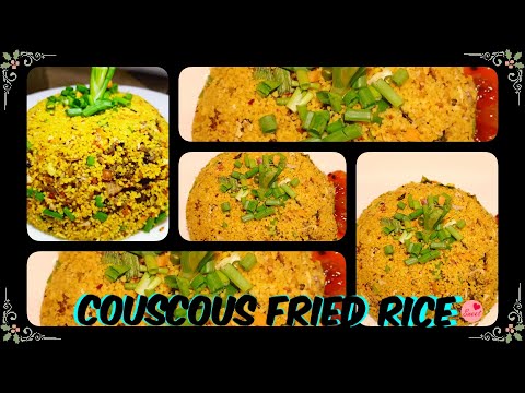 How to make couscous fried rice💕🍱.  මොනවද මේ කුස් කුස් කියන්නේ 🤔|Piumini sathsarani