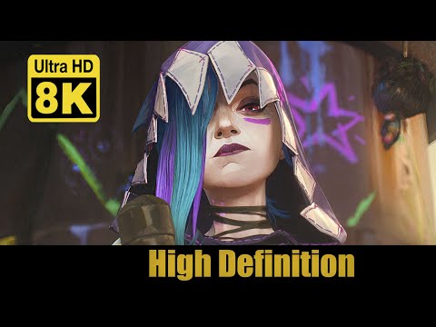 Arcane: Season 2 | Ekko and Jinx Team Up 8K (Remastered with Neural Network AI)