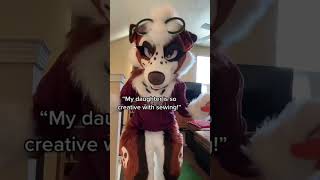 Making a fursuit! #furry #furries #fursuit #fursona #furrytiktok #tiktok #tiktokfurry #cute #dog