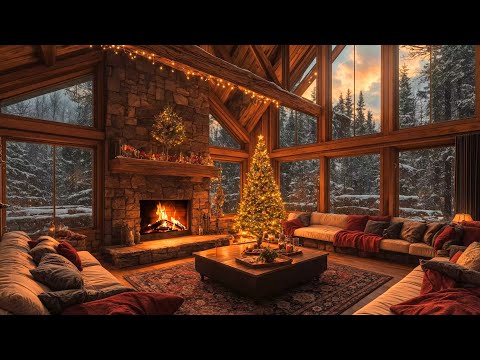 Cozy Christmas Ambience with Relaxing Christmas Jazz Music 2025 🎄 Jazz Relaxing Music to Study, Work