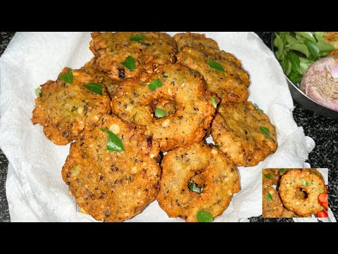 Bobbara vadalu recipe || How to make Bobbara vadalu recipe in telugu || Evening snacks #garelu