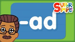 Word Family "ad" | Turn And Learn ABCs | Preschool Learning