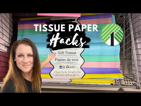 GENIUS DIY Crafts Using DOLLAR TREE Tissue Paper