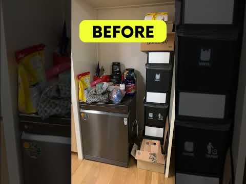 the POWER of DECLUTTERING 🤯 Before & After  😮 #decluttering #declutter