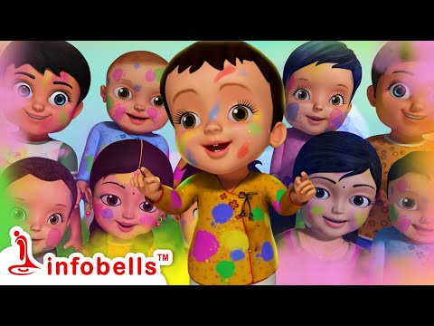 Bantu Bantu Holi Bantu - Happy Holi Song | Kannada Rhymes for Children | Infobells #kannadarhymes