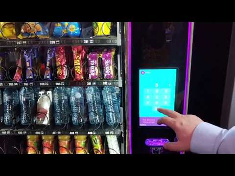 Video touch screen on our Crane MEDIA 2 Vending Machine