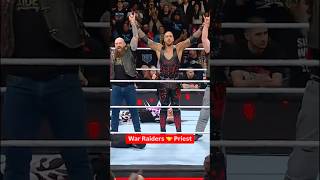 The War Raiders return the favor to Damian Priest 👏👏👏 #WWERaw