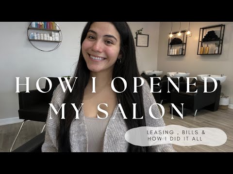 HOW I OPENED MY SALON | how much I spent, expenses to run + pictures!