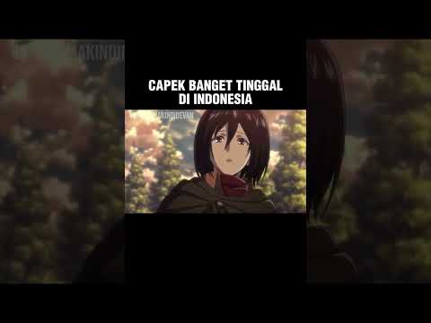 Ketika Eren sudah lelah#attackontitanedit #erenyeager #mikasa #attackontitanfunny #feedshorts