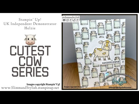 Cutest cow series: Card 1