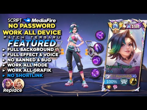 Script Skin Ixia Starlight Dynamic Streak No Password Mediafire | Full Effect & Voice - Latest Patch