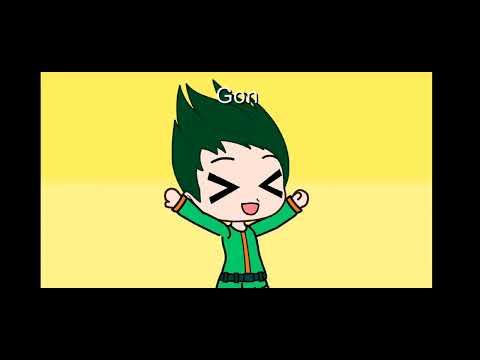 tetris cute dance gon from hunter x hunter version