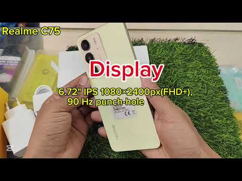 Realme c75 unboxing...