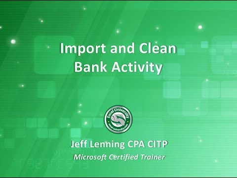 Import and Clean Bank Activity