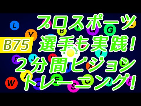 【Daily Eye Training】目指せアスリート！動体視力/周辺視野UP！vol.075