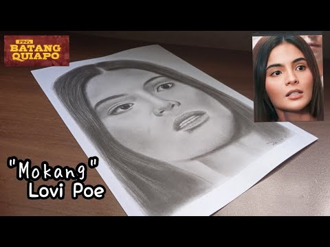 How to draw "Mokang" Lovi Poe from FPJ's Batang Quiapo | jesar art