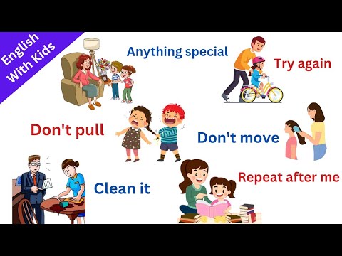 Speak English With Kids | Spoken English For Kids | Daily Use English Sentences