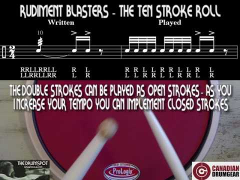 The Ten Stroke Roll - Canadian Drum Gear - DOUGMEOLA.COM / The DrumSpot