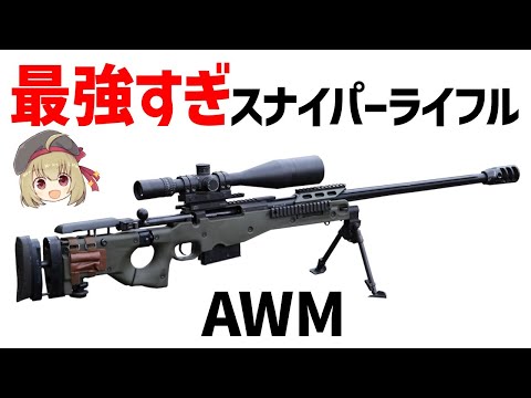 【銃解説】AWMスナイパーライフル、PUBGでも最強の性能を持つ338ラプア・マグナム狙撃銃