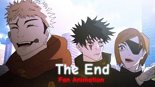 Jjk  chapter 271 Fan Animation | The End |Sukuna's Death #jjk #animation #gojo