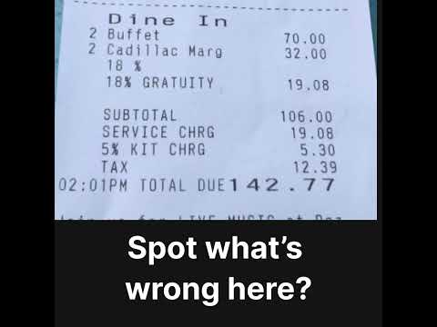 See anything weird on this receipt? #receipts #receipt #scanreceipt #receiptscanning #scanreceipts