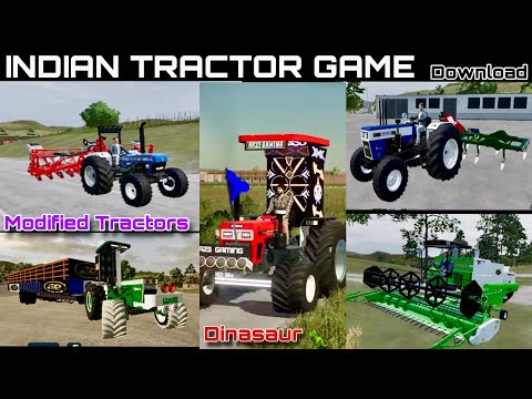 Farming Simulator 2023 Mods Indian Tractor Game Download || JATTMIND WALA ⚠️