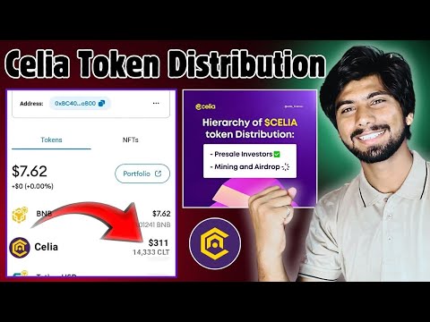 Today Celia Token Distribution | celia Token withdrawal, celia airdrop new update