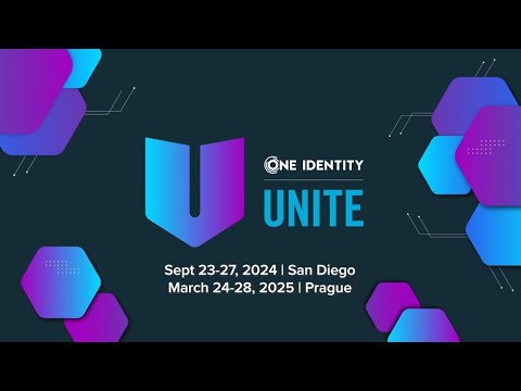 One Identity UNITE is heading to San Diego and Prague