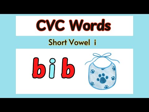 CVC Words | Letter i | Consonant Vowel Consonant | Learn to read 3-letter word