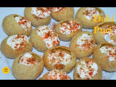 Dahi Puri at Home | How to Make Street Food Style Dahi Puri Recipe | Easy Chaat Recipes