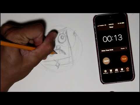 How I Draw DoodleBob from Spongebob Squarepants in 60 Seconds