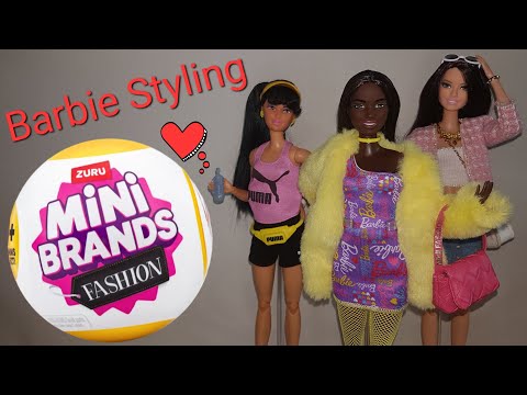 #14 Opening Mini Brands Fashion 3 with 80+ Surprises & Styling Barbies