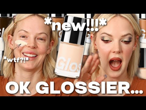 NEW GLOSSIER STRETCH FOUNDATION REVIEW on DRY SKIN