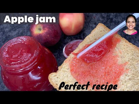 మన ఇంట్లోనే easy గా ఆపిల్ జామ్ తయారీ విధానం || Apple jam recipe in telugu || how to make jam at home